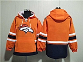 Men's Denver Broncos Blank Orange Ageless Must-Have Lace-Up Pullover Hoodie,baseball caps,new era cap wholesale,wholesale hats